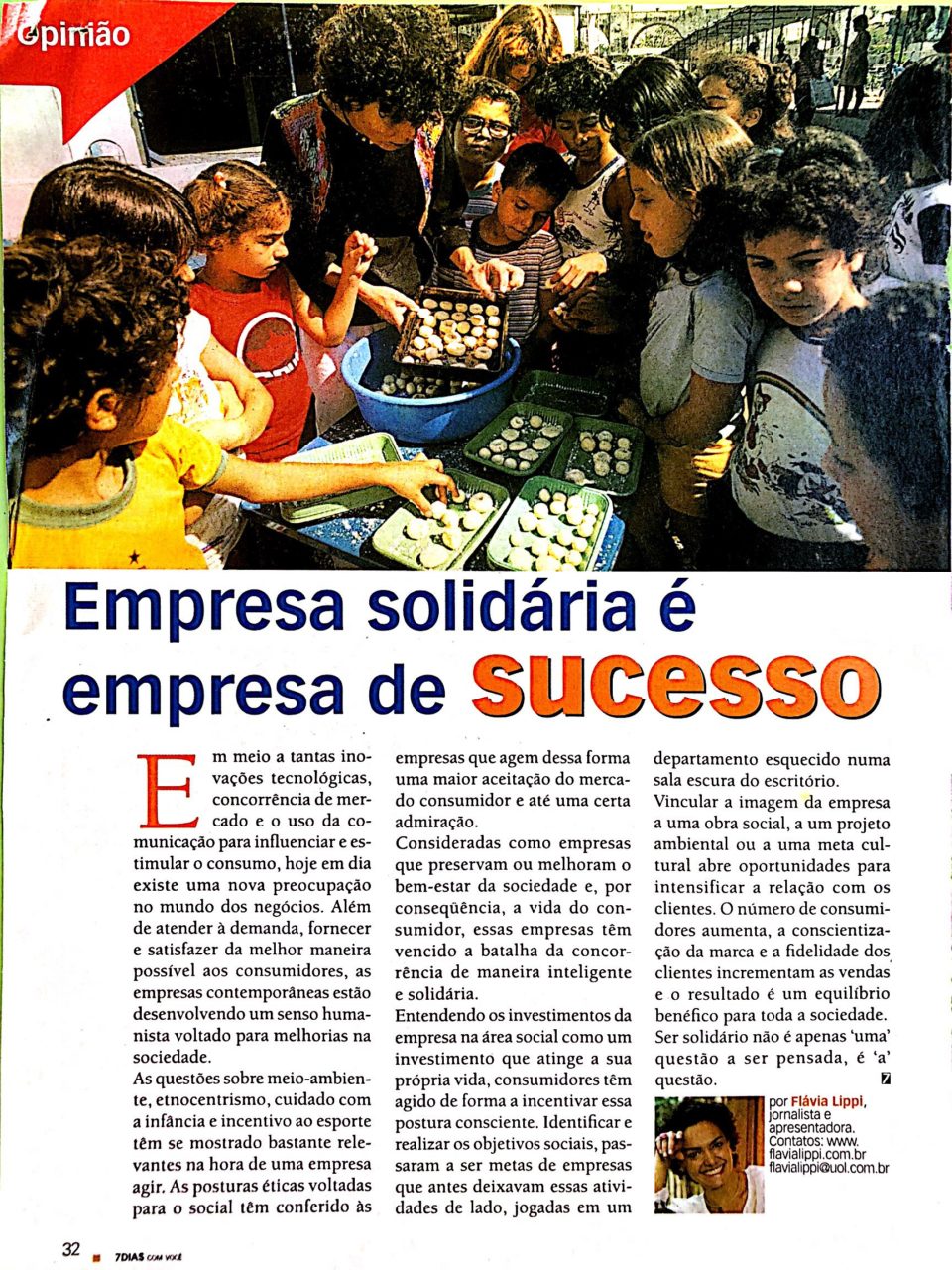 Empresa solidária é empresa de sucesso