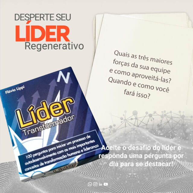 Você conhece as maiores forças da sua equipe?

E as suas maiores forças como líder?

Entre no desafio e comente!

#liderança #liderançaregenerativa #softskills #autodesenvolvimento #gestãoemocional